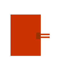 Leads Exits from Center of Long Side Leads Exits from Center of Long Side